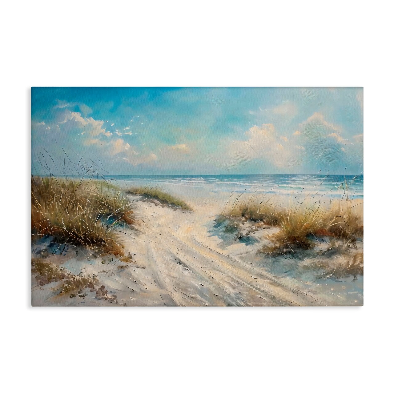 Stupell Industries Shoreline Serenity Beach Canvas, design by LSR Creative Studio